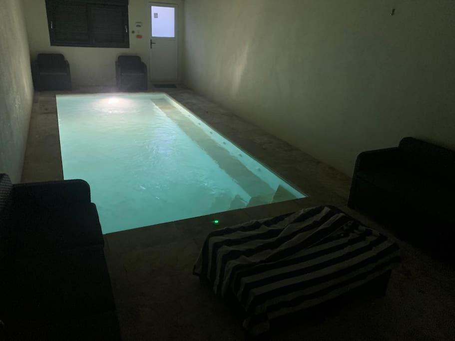 Villa Piscine/Spa Prive Interieur 33° Zoo De La Fleche 24H Du Mans 外观 照片